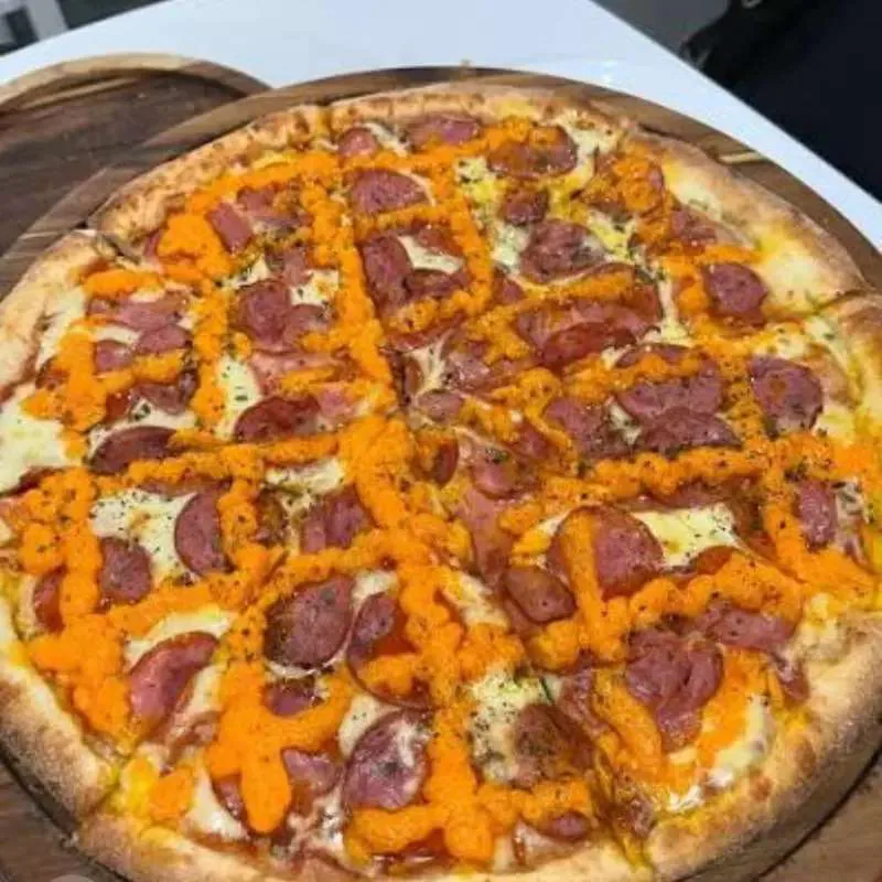 Calabresa com cheddar 🍕